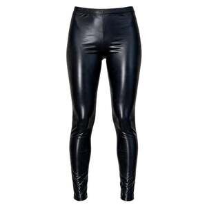 Miley Cyrus Max Azria Womens Faux Leather Leggings Black L Flare Ankle Pants Y2K